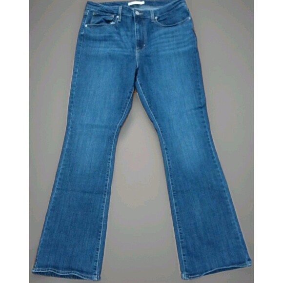 Levi’s 725 High Rise Bootcut Jeans 33 Women’s Blue Stretch Y2K Vintage Fit - Picture 1 of 14